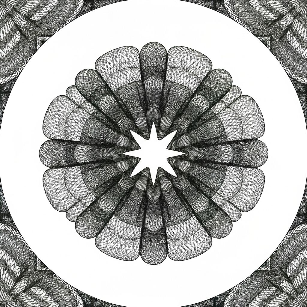 Security Font Background