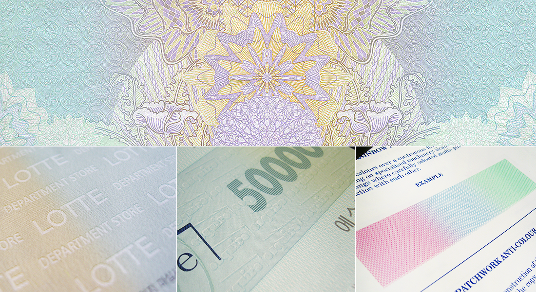 Stock certificate design example 1