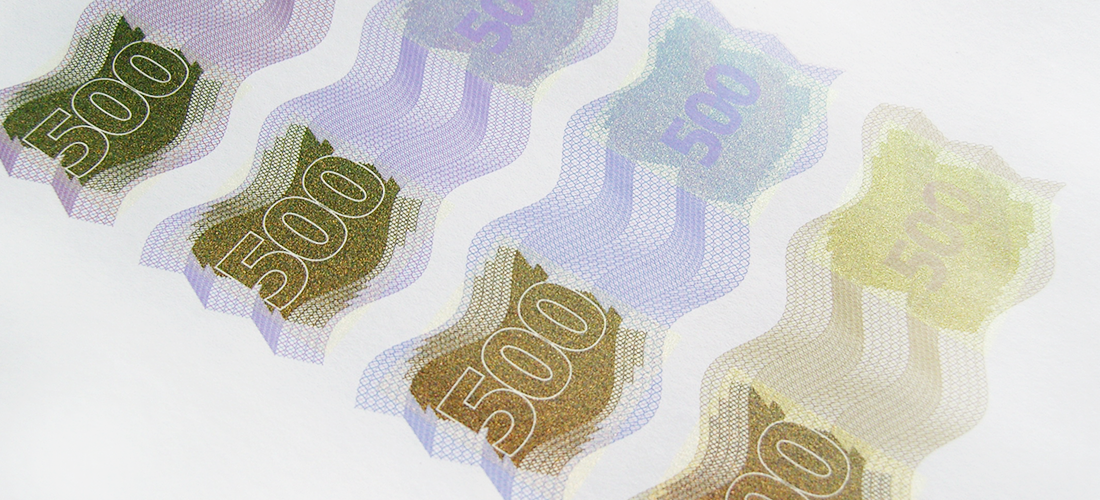 Stock certificate design example 1