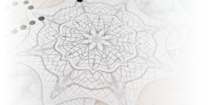 Guilloche security pattern