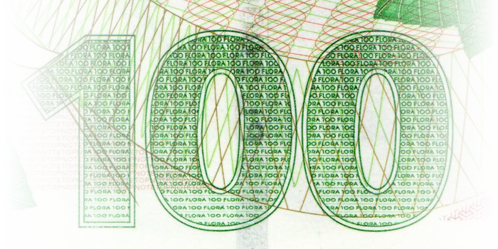 Various text size security pattern